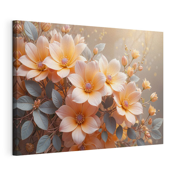 Groupe de fleurs avec feuilles Tableaux Groupe de fleurs avec feuilles