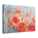 Tableaux Groupe de fleurs roses