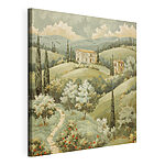 Tableaux Peinture d'une maison sur une colline