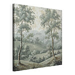 Tableaux Peinture d'arbres sur une colline