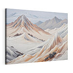 Tableaux Paysage de désert avec montagnes et arbres