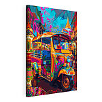 Tableaux Tuk coloré dans une rue