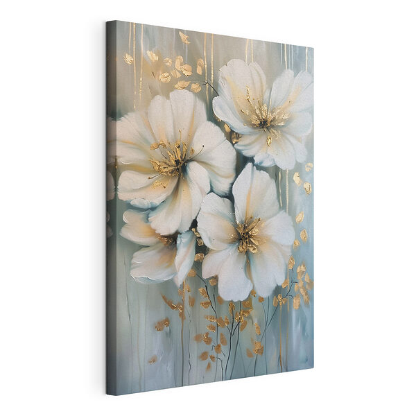 Tableaux Peinture de fleurs blanches