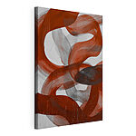 Tableaux Tourbillons rouges et blancs