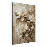 Tableaux Peinture de fleurs blanches