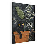 Tableaux Chat assis sur un rebord de brique