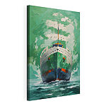 Tableaux Peinture d'un bateau dans l'eau
