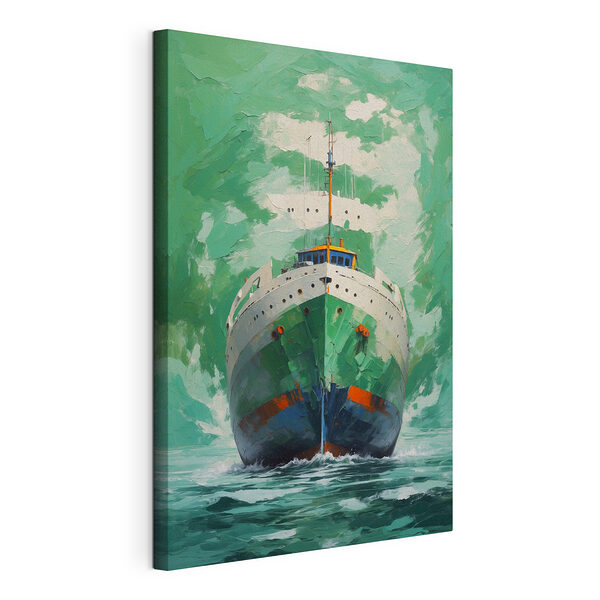 Tableaux Peinture d'un bateau dans l'eau