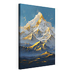 Tableaux Chaîne de montagnes avec neige et nuages