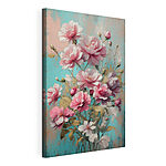 Tableaux Peinture de fleurs roses