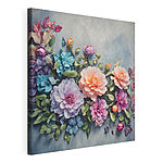 Tableaux Groupe de fleurs colorées
