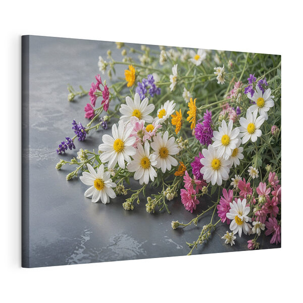 Tableaux Groupe de fleurs colorées