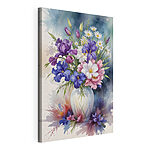Tableaux Peinture de fleurs dans un vase