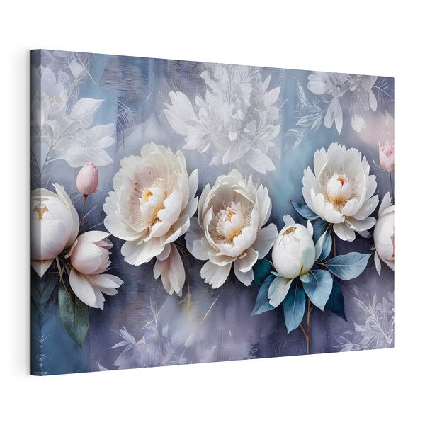 Tableaux Groupe de fleurs blanches