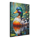 Tableaux Canard coloré dans l'eau