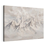 Tableaux Chaîne de montagnes avec nuages