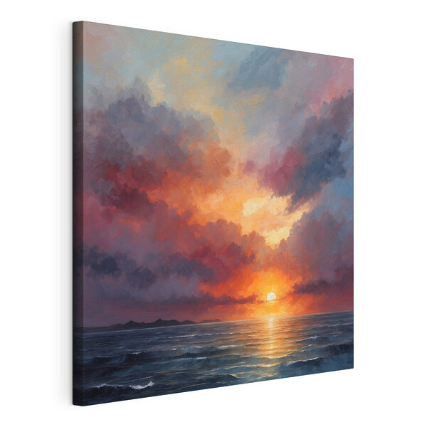 Tableaux Coucher de soleil sur l'océan