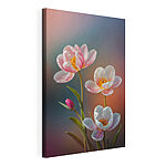 Tableaux Groupe de fleurs roses et blanches