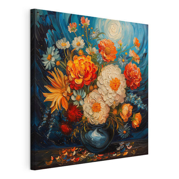 Tableaux Peinture de fleurs dans un vase