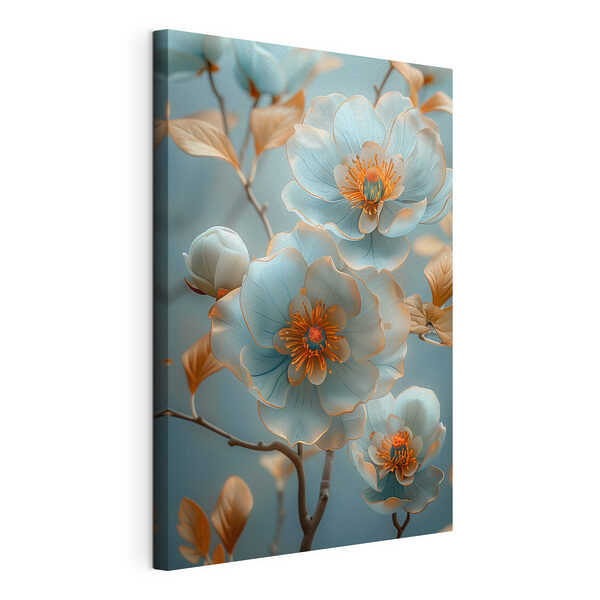 Tableaux Des fleurs élégantes aux douces teintes pastel