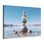 Tableaux Pile de rochers dans l'eau
