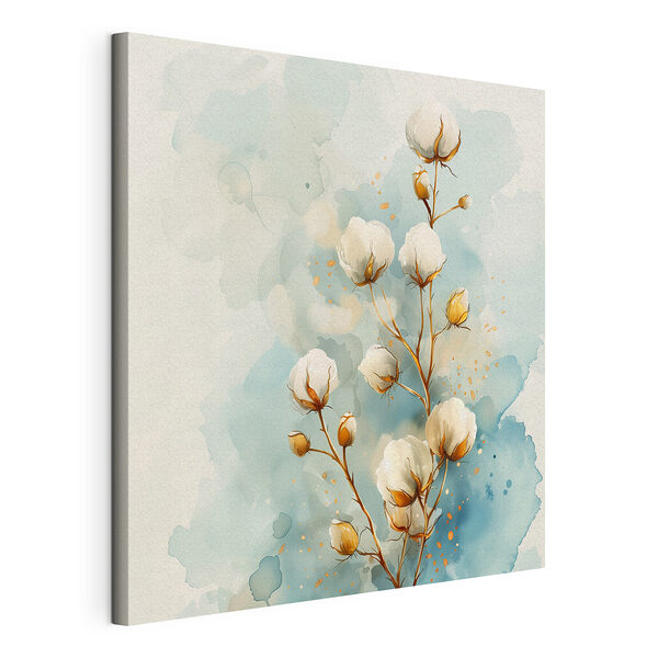 Tableaux Aquarelle de fleurs de coton