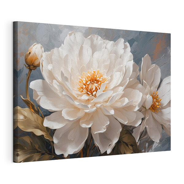 Floraison dans des teintes blanches sereines Tableaux Floraison dans des teintes blanches sereines