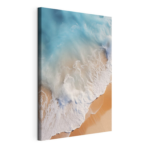 Tableaux Vagues s'écrasant sur une plage