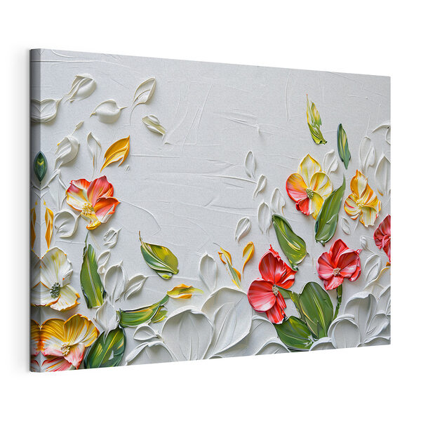 Tableaux Peinture de fleurs et de feuilles