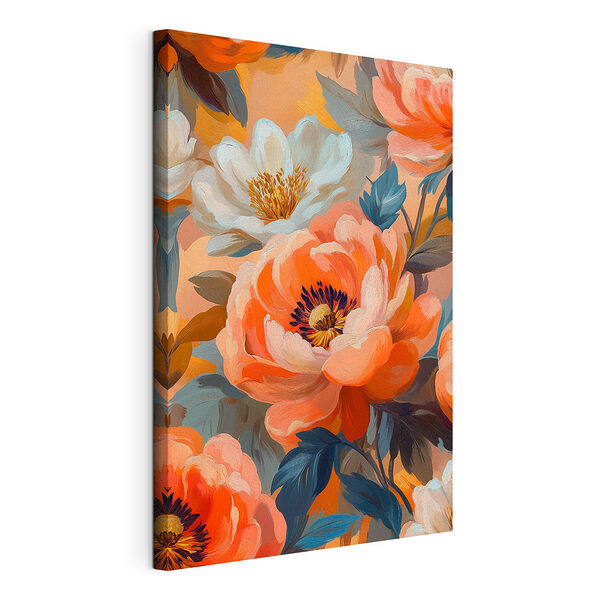 Des fleurs éclatantes dans des teintes vibrantes Tableaux Des fleurs éclatantes dans des teintes vibrantes