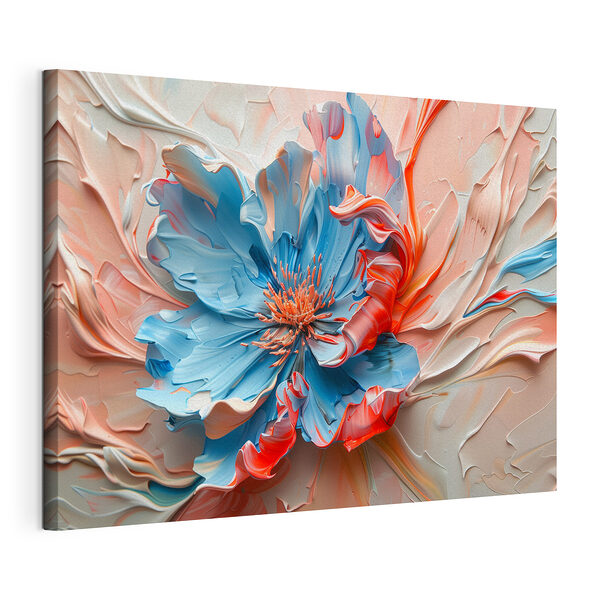 Fleur bleue et rose Tableaux Fleur bleue et rose