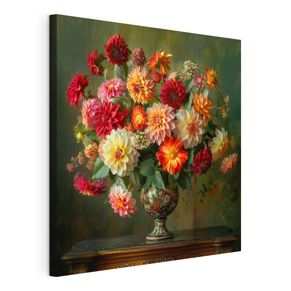 Vase de fleurs sur une table Tableaux Vase de fleurs sur une table