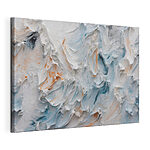 Tableaux Vagues abstraites aux teintes pastel douces