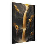 Tableaux Cascade dans une zone rocheuse