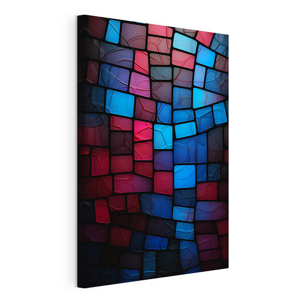 Mosaïque colorée de carrés Tableaux Mosaïque colorée de carrés
