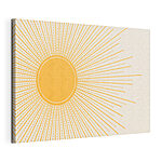 Tableaux Soleil avec lignes et points