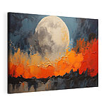 Tableaux Peinture d'une lune et d'un feu