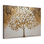 Tableaux Peinture d'un arbre aux feuilles blanches