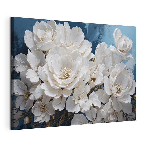 Groupe de fleurs blanches Tableaux Groupe de fleurs blanches