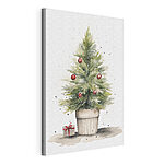 Tableaux Aquarelle d'un arbre de Noël