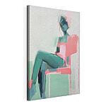 Tableaux Femme assise sur une chaise