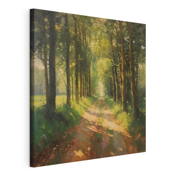 Chemin de terre à travers une forêt Tableaux Chemin de terre à travers une forêt