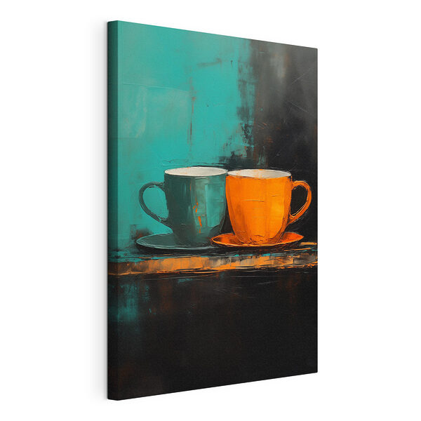 Peinture de deux tasses Tableaux Peinture de deux tasses