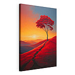 Tableaux Arbre sur une colline