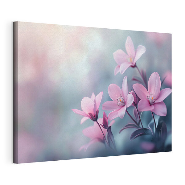 Groupe de fleurs roses Tableaux Groupe de fleurs roses