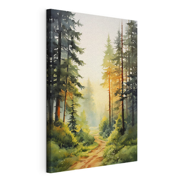 Aquarelle d'une forêt Tableaux Aquarelle d'une forêt