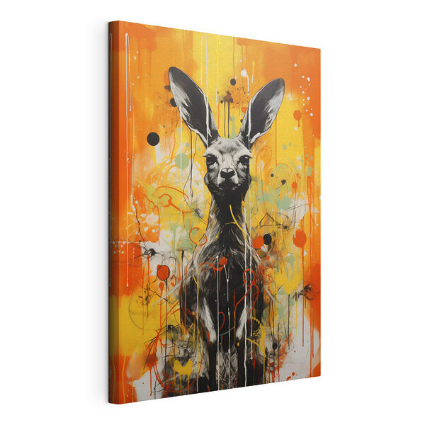 Peinture d'un kangourou Tableaux Peinture d'un kangourou