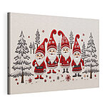 Tableaux Groupe de gnomes et d'arbres
