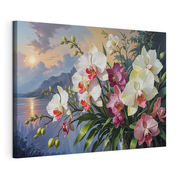 Peinture de fleurs dans un vase Tableaux Peinture de fleurs dans un vase