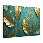 Tableaux Feuilles élégantes sur un fond vibrant
